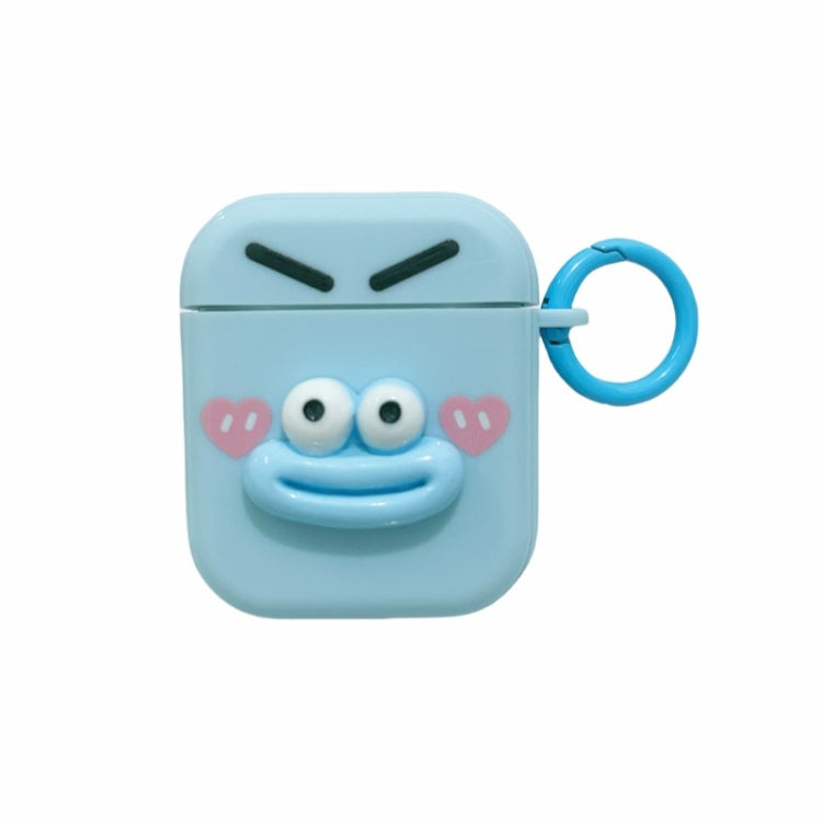 Fresh 3D Emoticon Pattern Skin Feel Earbuds Box PC Case, For AirPods Pro 2, For AirPods 3, For AirPods Pro, For AirPods 2 / 1