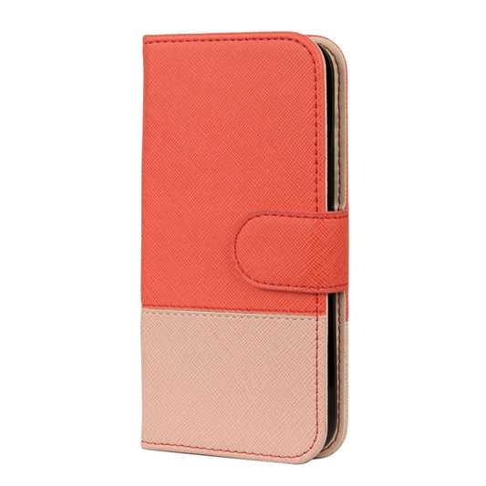 iPhone 12 mini case featuring color-block design with built-in photo frame holder