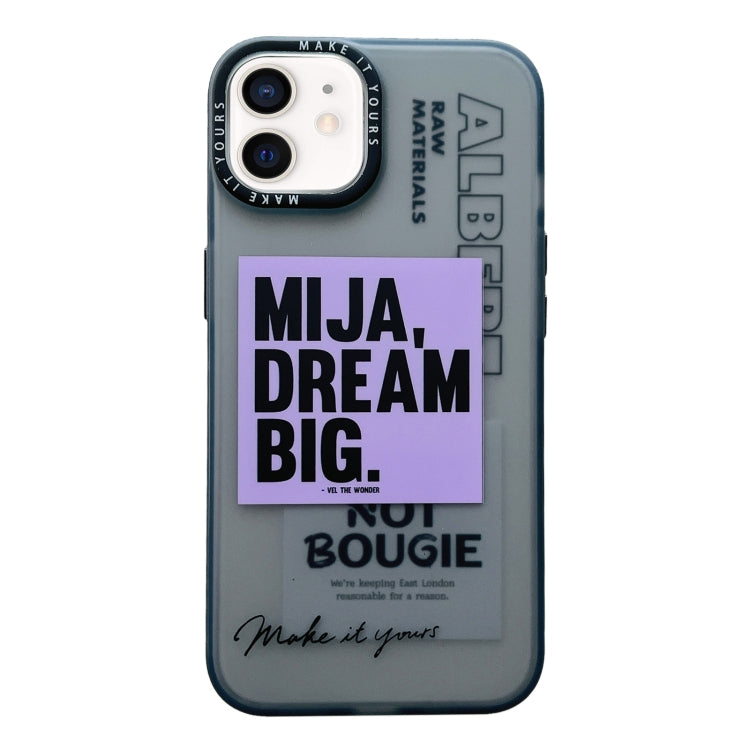 Double Layer Frosted IMD Series TPU + PC Phone Case, For iPhone 12