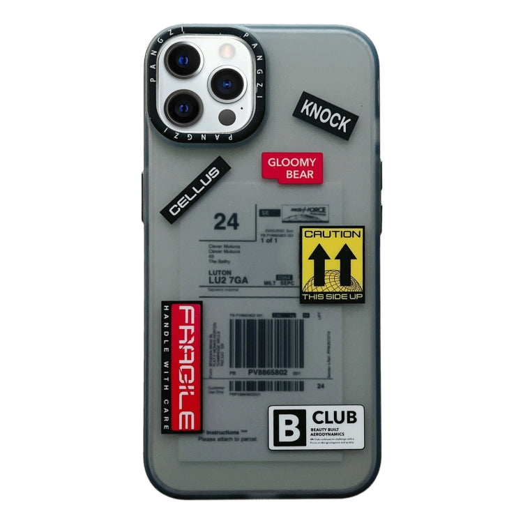 Coque de téléphone double couche givrée IMD en TPU et PC pour iPhone 14 Pro