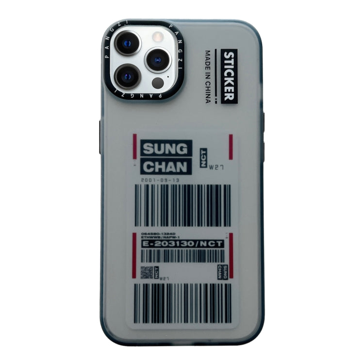 Coque de téléphone double couche givrée IMD en TPU et PC pour iPhone 14 Pro