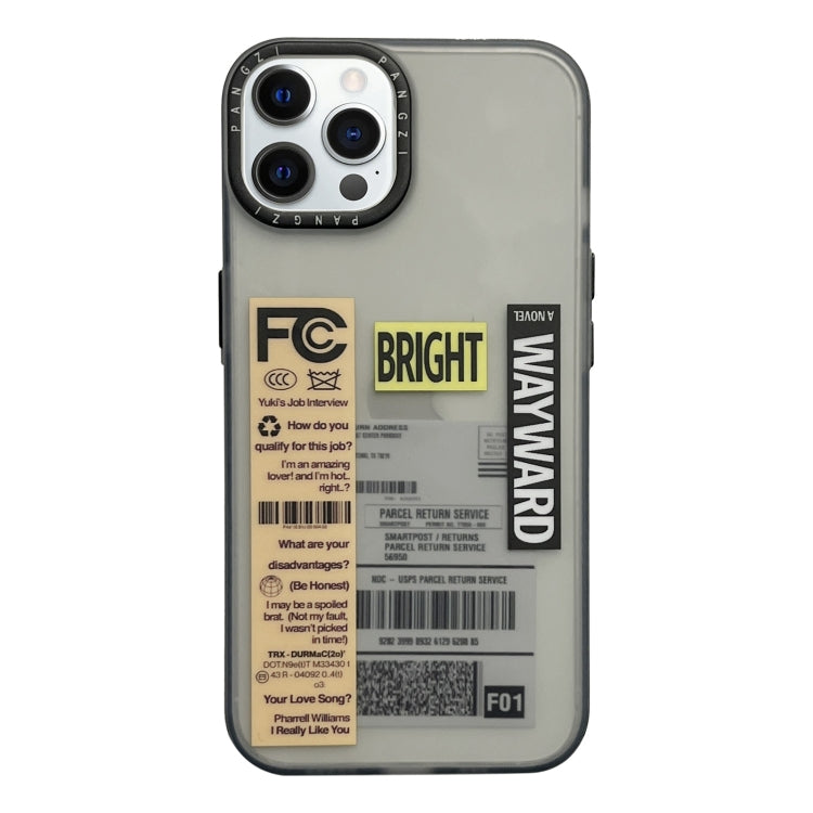 Coque de téléphone double couche givrée IMD en TPU et PC pour iPhone 14 Pro