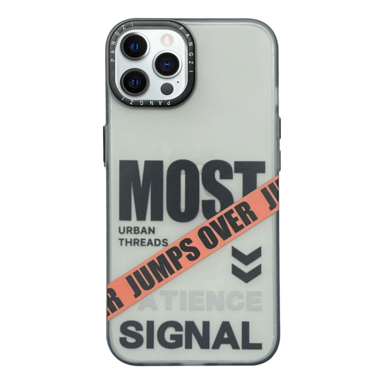 Coque de téléphone double couche givrée IMD en TPU et PC pour iPhone 14 Pro
