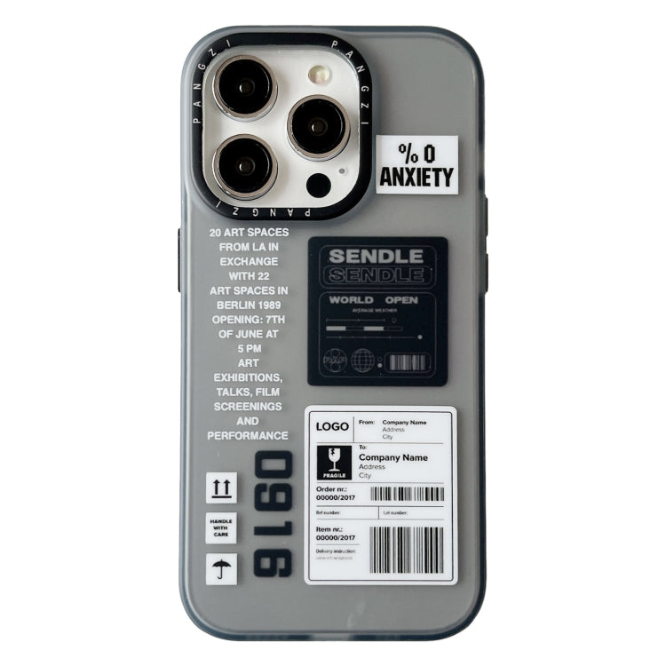 Coque de téléphone double couche givrée IMD en TPU et PC pour iPhone 14 Pro