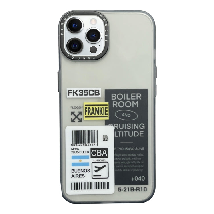 Coque de téléphone double couche givrée IMD en TPU et PC pour iPhone 14 Pro