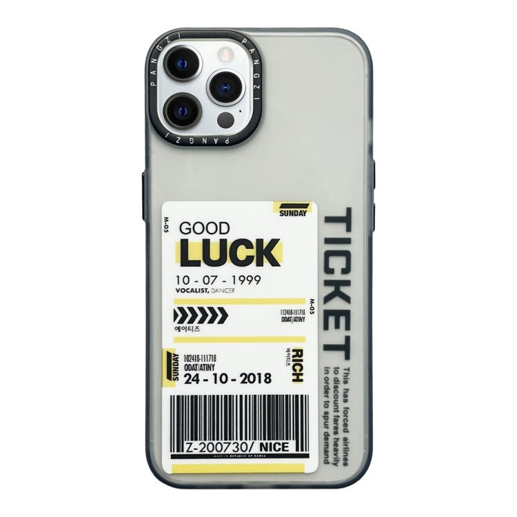 Coque de téléphone double couche givrée IMD en TPU et PC pour iPhone 14 Pro