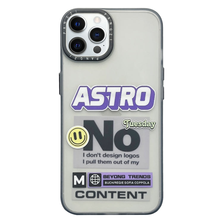 Coque de téléphone double couche givrée IMD en TPU et PC pour iPhone 14 Pro