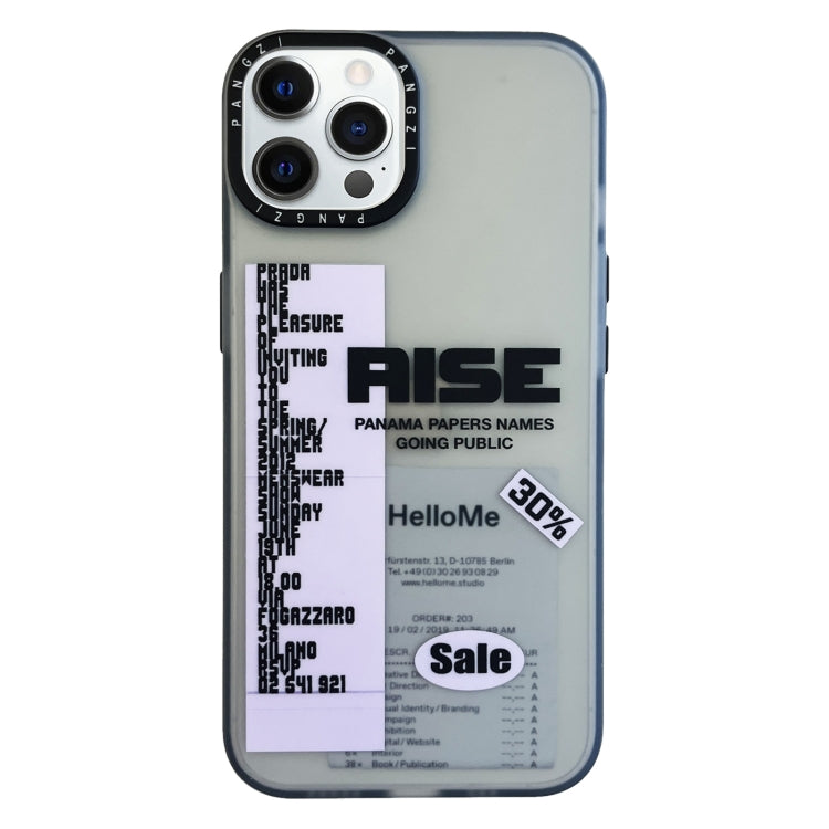 Coque de téléphone double couche givrée IMD en TPU et PC pour iPhone 14 Pro