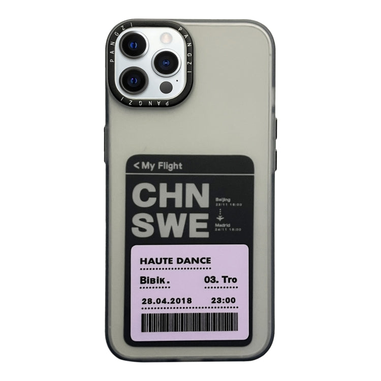 Coque de téléphone double couche givrée IMD en TPU et PC pour iPhone 14 Pro