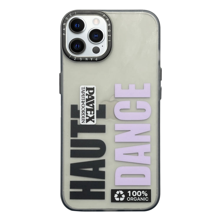 Coque de téléphone double couche givrée IMD en TPU et PC pour iPhone 14 Pro
