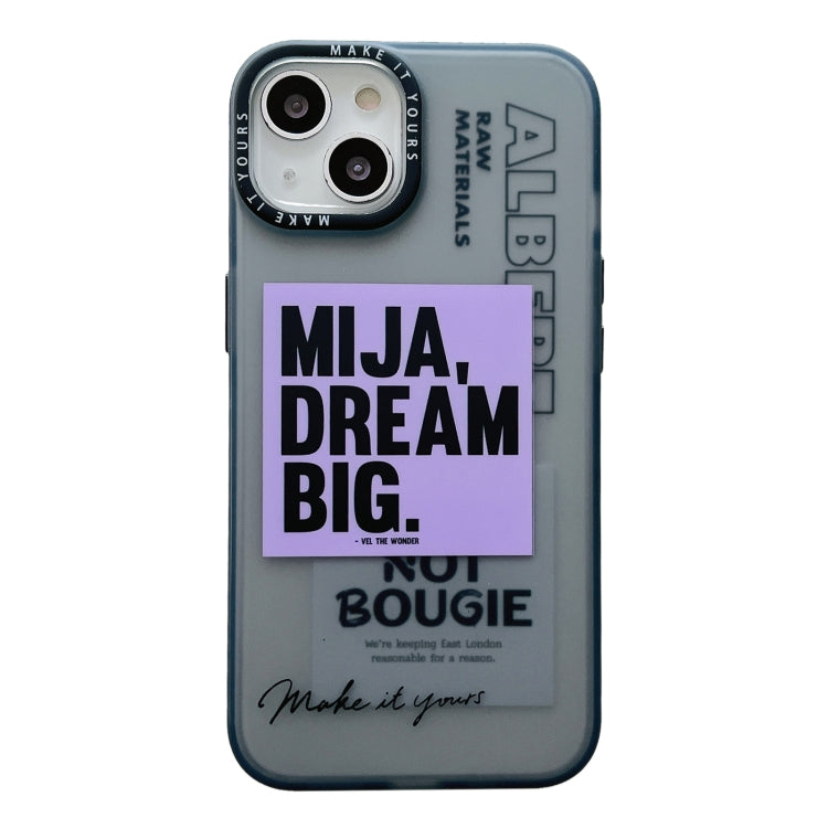 Double Layer Frosted IMD Series TPU + PC Phone Case, For iPhone 15