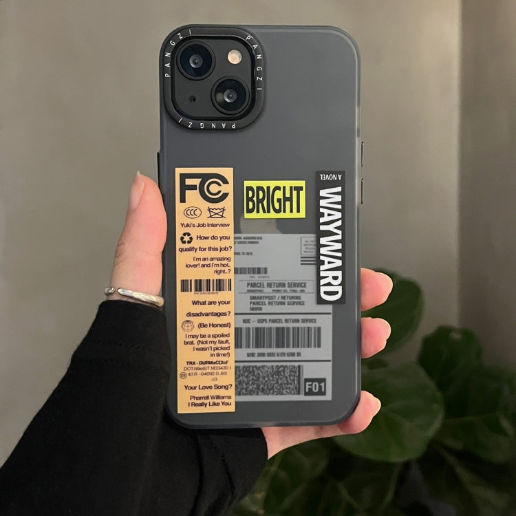Coque de téléphone double couche givrée IMD en TPU et PC pour iPhone 14 Pro