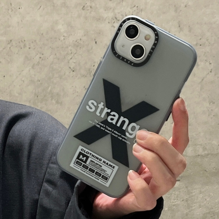 Coque de téléphone double couche givrée IMD en TPU et PC pour iPhone 14 Pro