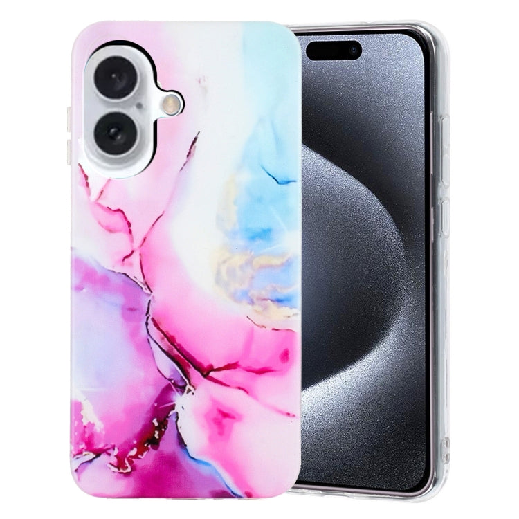 IMD Marble TPU Phone Case, For iPhone 16 Pro Max, For iPhone 16 Pro, For iPhone 16 Plus, For iPhone 16