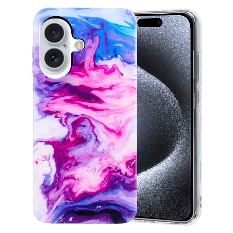 IMD Marble TPU Phone Case, For iPhone 16 Pro Max, For iPhone 16 Pro, For iPhone 16 Plus, For iPhone 16