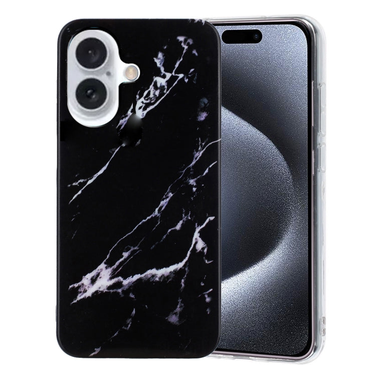 IMD Marble TPU Phone Case, For iPhone 16 Pro Max, For iPhone 16 Pro, For iPhone 16 Plus, For iPhone 16