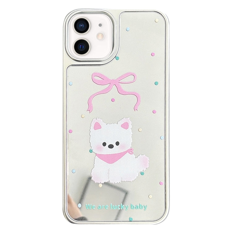 Mirror Puppy Pattern TPU + PC Phone Case, For iPhone 15 Pro Max, For iPhone 15 Pro, For iPhone 15, For iPhone 14, For iPhone 14 Pro, For iPhone 14 Pro Max, For iPhone 13 Pro Max, For iPhone 13 Pro, For iPhone 13, For iPhone 12, For iPhone 12 Pro Max���...
