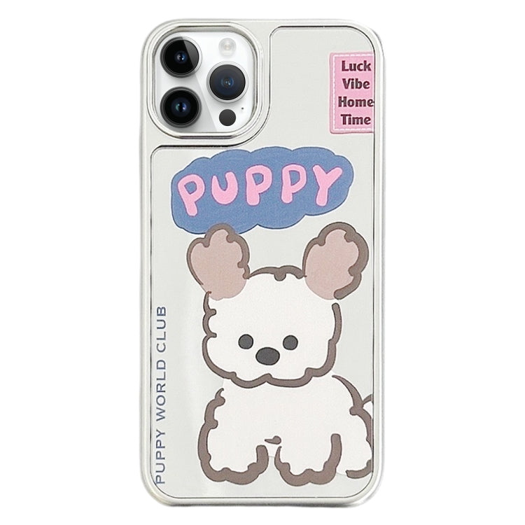 Mirror Puppy Pattern TPU + PC Phone Case, For iPhone 15 Pro Max, For iPhone 15 Pro, For iPhone 15, For iPhone 14, For iPhone 14 Pro, For iPhone 14 Pro Max, For iPhone 13 Pro Max, For iPhone 13 Pro, For iPhone 13, For iPhone 12, For iPhone 12 Pro Max���...