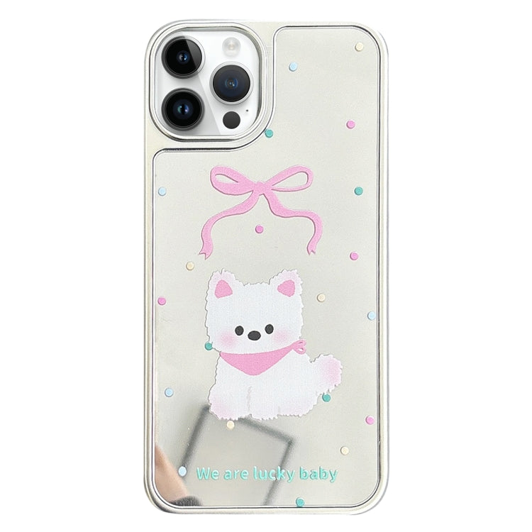 Mirror Puppy Pattern TPU + PC Phone Case, For iPhone 15 Pro Max, For iPhone 15 Pro, For iPhone 15, For iPhone 14, For iPhone 14 Pro, For iPhone 14 Pro Max, For iPhone 13 Pro Max, For iPhone 13 Pro, For iPhone 13, For iPhone 12, For iPhone 12 Pro Max   ...