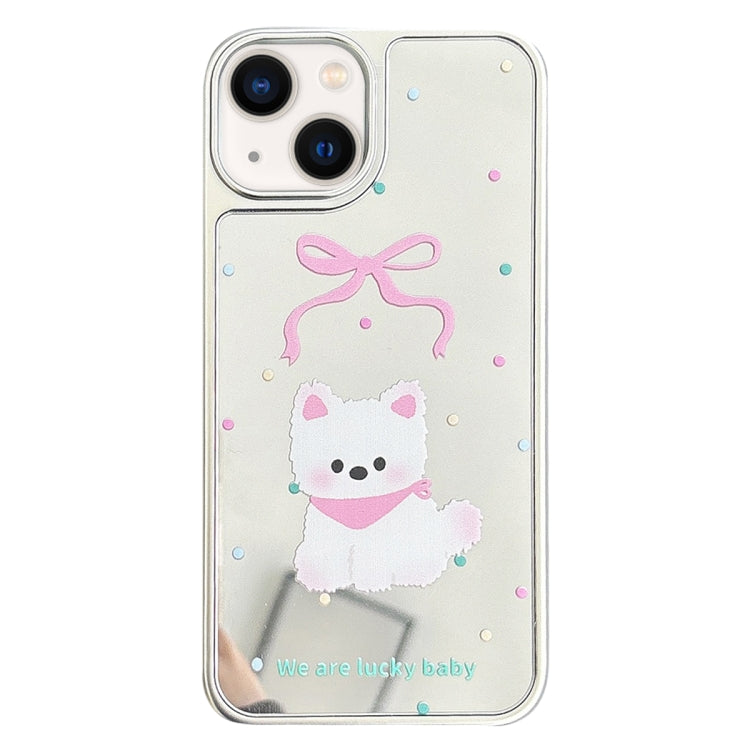 Mirror Puppy Pattern TPU + PC Phone Case, For iPhone 15 Pro Max, For iPhone 15 Pro, For iPhone 15, For iPhone 14, For iPhone 14 Pro, For iPhone 14 Pro Max, For iPhone 13 Pro Max, For iPhone 13 Pro, For iPhone 13, For iPhone 12, For iPhone 12 Pro Max   ...