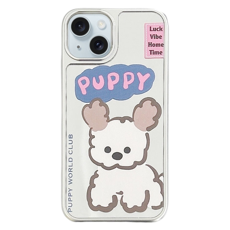 Mirror Puppy Pattern TPU + PC Phone Case, For iPhone 15 Pro Max, For iPhone 15 Pro, For iPhone 15, For iPhone 14, For iPhone 14 Pro, For iPhone 14 Pro Max, For iPhone 13 Pro Max, For iPhone 13 Pro, For iPhone 13, For iPhone 12, For iPhone 12 Pro Max   ...