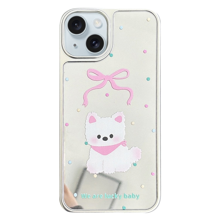 Mirror Puppy Pattern TPU + PC Phone Case, For iPhone 15 Pro Max, For iPhone 15 Pro, For iPhone 15, For iPhone 14, For iPhone 14 Pro, For iPhone 14 Pro Max, For iPhone 13 Pro Max, For iPhone 13 Pro, For iPhone 13, For iPhone 12, For iPhone 12 Pro Max���...