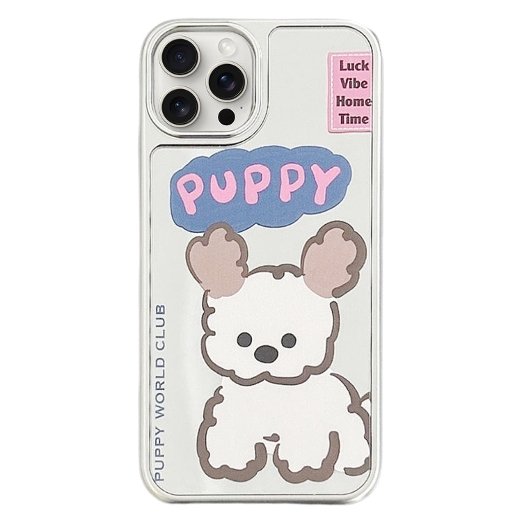 Mirror Puppy Pattern TPU + PC Phone Case, For iPhone 15 Pro Max, For iPhone 15 Pro, For iPhone 15, For iPhone 14, For iPhone 14 Pro, For iPhone 14 Pro Max, For iPhone 13 Pro Max, For iPhone 13 Pro, For iPhone 13, For iPhone 12, For iPhone 12 Pro Max   ...
