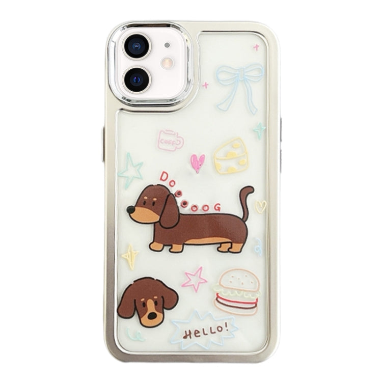 Clear Illustration Graffiti Pattern TPU + PC Phone Case, For iPhone 13 Pro Max, For iPhone 13 Pro, For iPhone 13, For iPhone 12, For iPhone 12 Pro Max, For iPhone 12 Pro