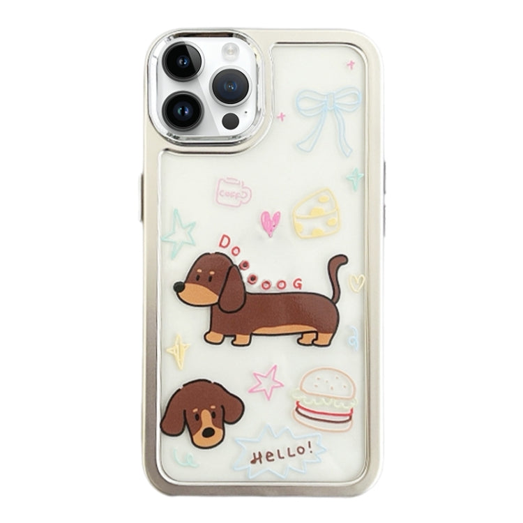 Clear Illustration Graffiti Pattern TPU + PC Phone Case, For iPhone 13 Pro Max, For iPhone 13 Pro, For iPhone 13, For iPhone 12, For iPhone 12 Pro Max, For iPhone 12 Pro