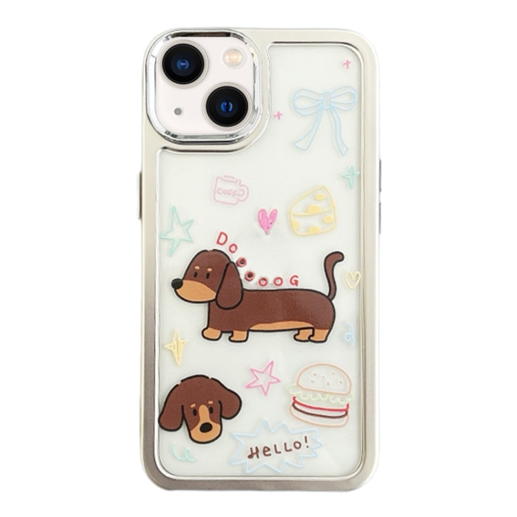 Clear Illustration Graffiti Pattern TPU + PC Phone Case, For iPhone 15 Pro Max, For iPhone 15 Pro, For iPhone 15, For iPhone 14, For iPhone 14 Pro, For iPhone 14 Pro Max