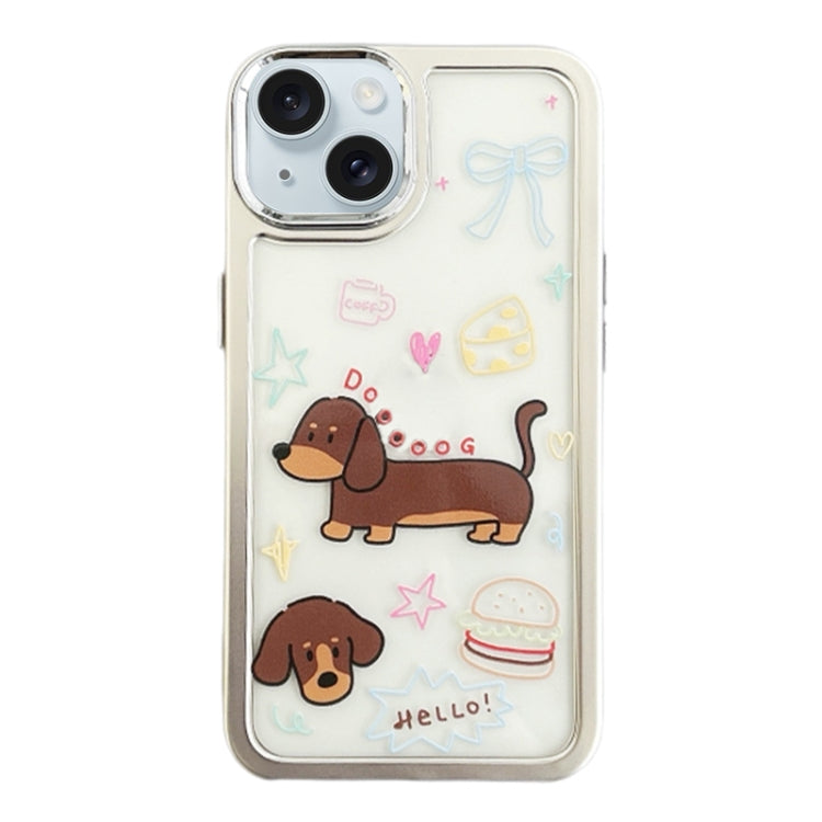 Clear Illustration Graffiti Pattern TPU + PC Phone Case, For iPhone 15 Pro Max, For iPhone 15 Pro, For iPhone 15, For iPhone 14, For iPhone 14 Pro, For iPhone 14 Pro Max