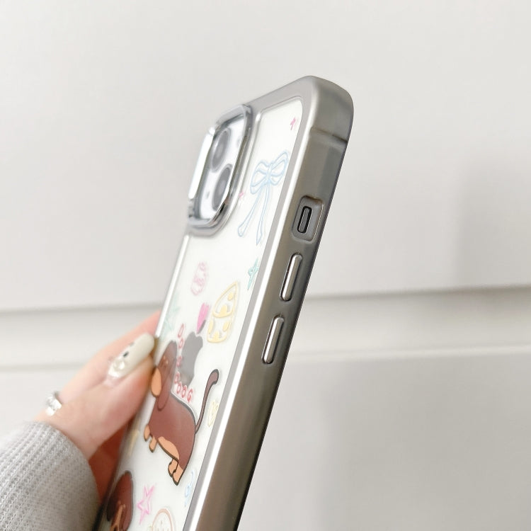 Clear Illustration Graffiti Pattern TPU + PC Phone Case, For iPhone 15 Pro Max, For iPhone 15 Pro, For iPhone 15, For iPhone 14, For iPhone 14 Pro, For iPhone 14 Pro Max