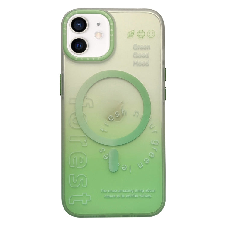 Double-Layer Frosted Gradient MagSafe Phone Case, For iPhone 12, For iPhone 12 Pro Max, For iPhone 12 Pro, For iPhone 11
