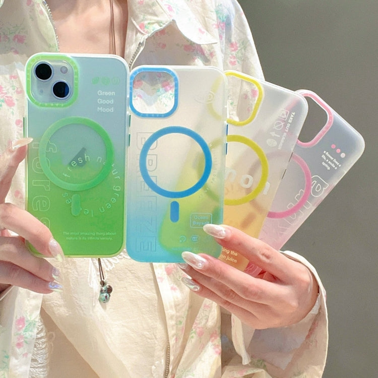 Double-Layer Frosted Gradient MagSafe Phone Case, For iPhone 12, For iPhone 12 Pro Max, For iPhone 12 Pro, For iPhone 11