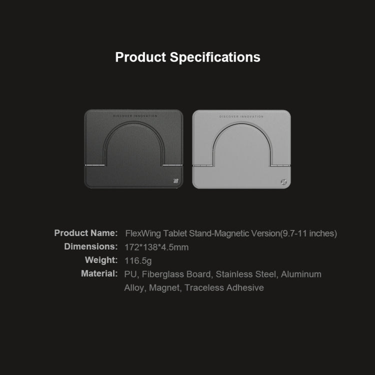 NILLKIN 4mm FlexWing Tablet Stand Magnetic Version For 9.7-11 inch