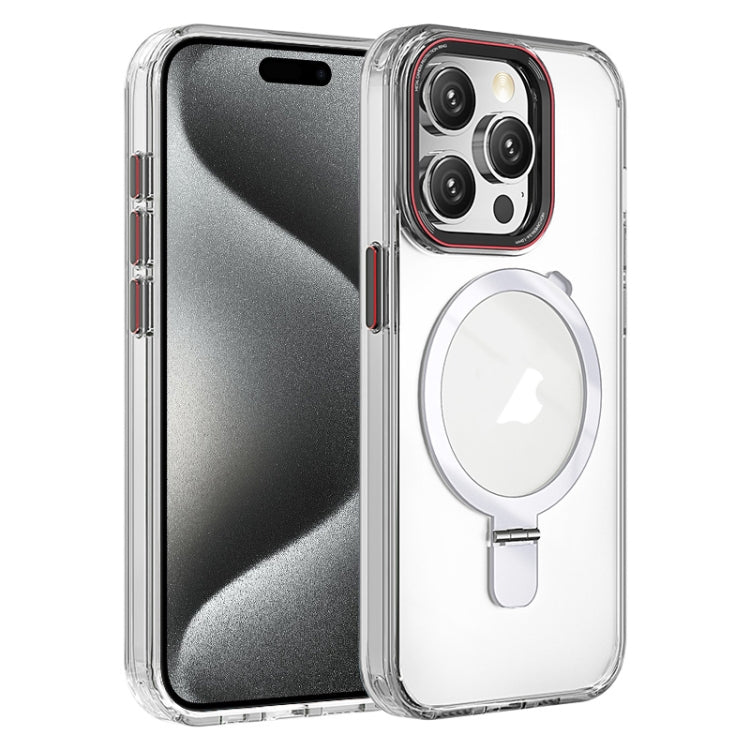 Crystal TPU Hybrid PC MagSafe Holder Phone Case, For iPhone 15 Pro Max, For iPhone 15 Pro, For iPhone 15 Plus, For iPhone 15, For iPhone 14 Plus, For iPhone 14