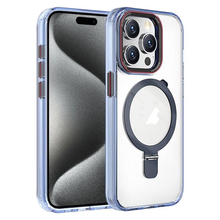 Crystal TPU Hybrid PC MagSafe Holder Phone Case, For iPhone 15 Pro Max, For iPhone 15 Pro, For iPhone 15 Plus, For iPhone 15, For iPhone 14 Plus, For iPhone 14
