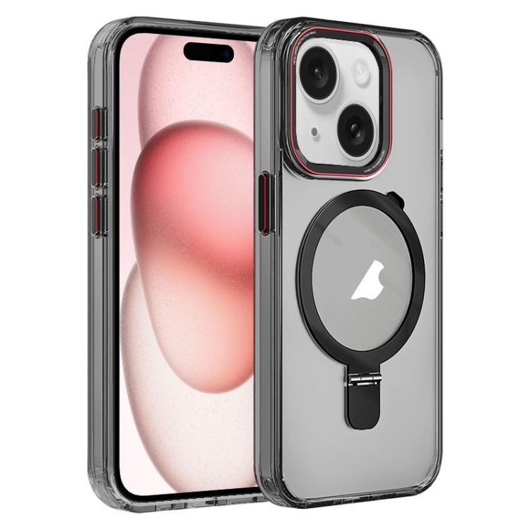 Crystal TPU Hybrid PC MagSafe Holder Phone Case, For iPhone 15 Pro Max, For iPhone 15 Pro, For iPhone 15 Plus, For iPhone 15, For iPhone 14 Plus, For iPhone 14