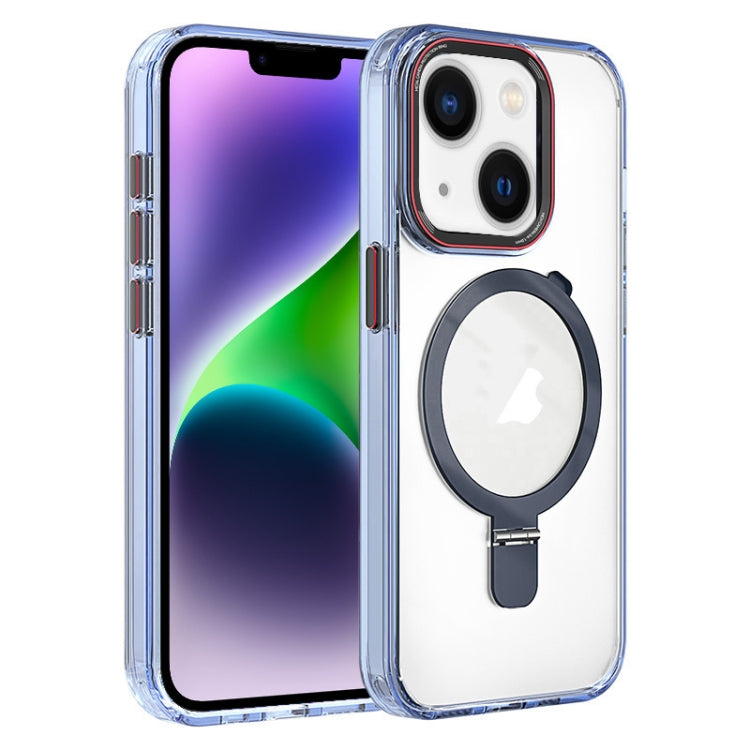 Crystal TPU Hybrid PC MagSafe Holder Phone Case, For iPhone 15 Pro Max, For iPhone 15 Pro, For iPhone 15 Plus, For iPhone 15, For iPhone 14 Plus, For iPhone 14