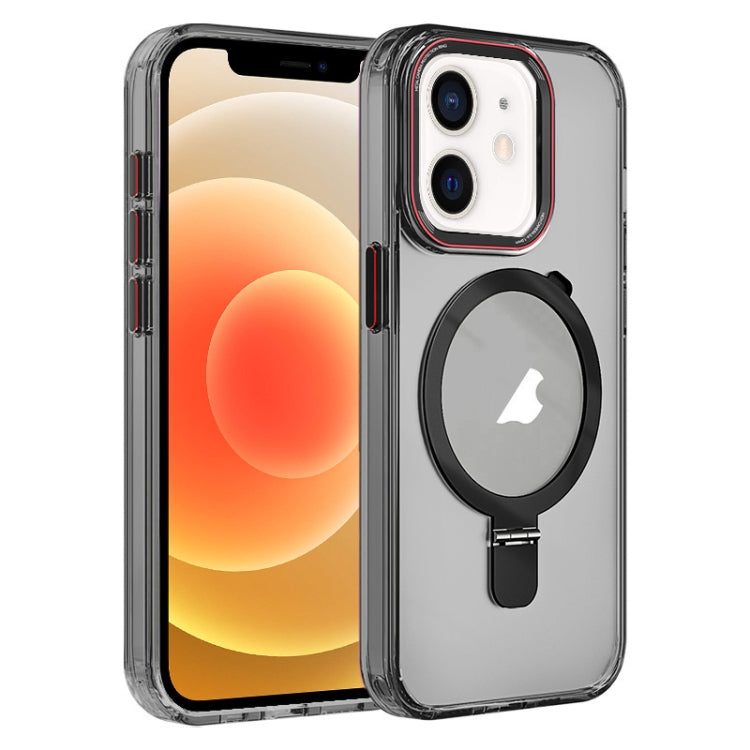 Crystal TPU Hybrid PC MagSafe Holder Phone Case, For iPhone 14 Pro, For iPhone 14 Pro Max, For iPhone 13 Pro Max, For iPhone 13 Pro, For iPhone 13, For iPhone 12