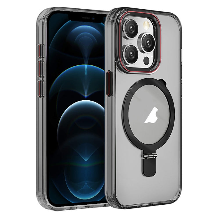 Crystal TPU Hybrid PC MagSafe Holder Phone Case, For iPhone 12 Pro Max, For iPhone 12 Pro, For iPhone 11