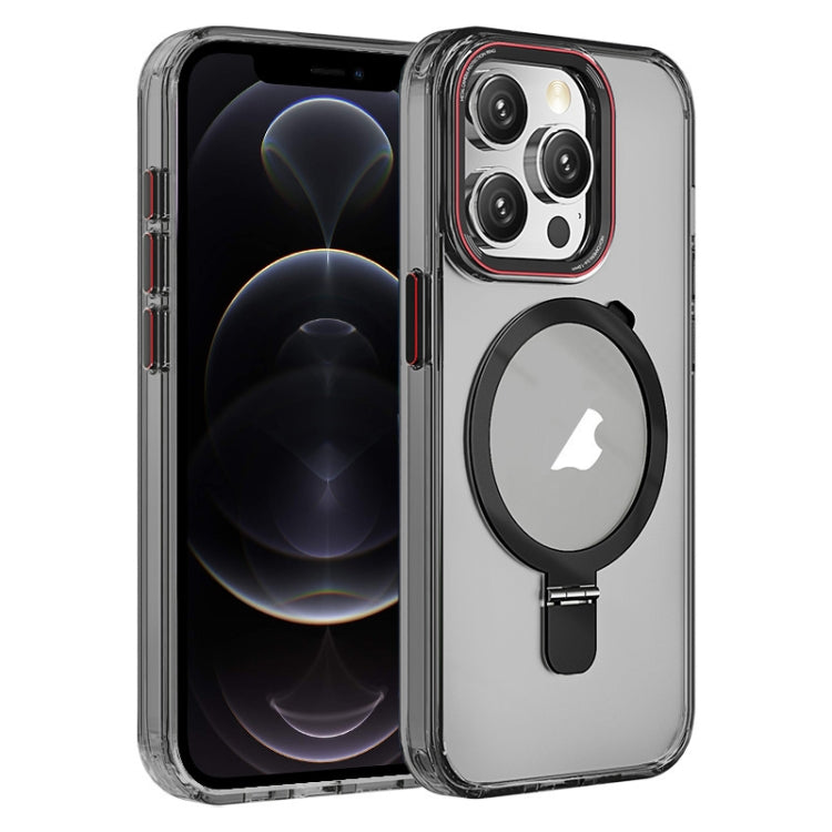 Crystal TPU Hybrid PC MagSafe Holder Phone Case, For iPhone 12 Pro Max, For iPhone 12 Pro, For iPhone 11