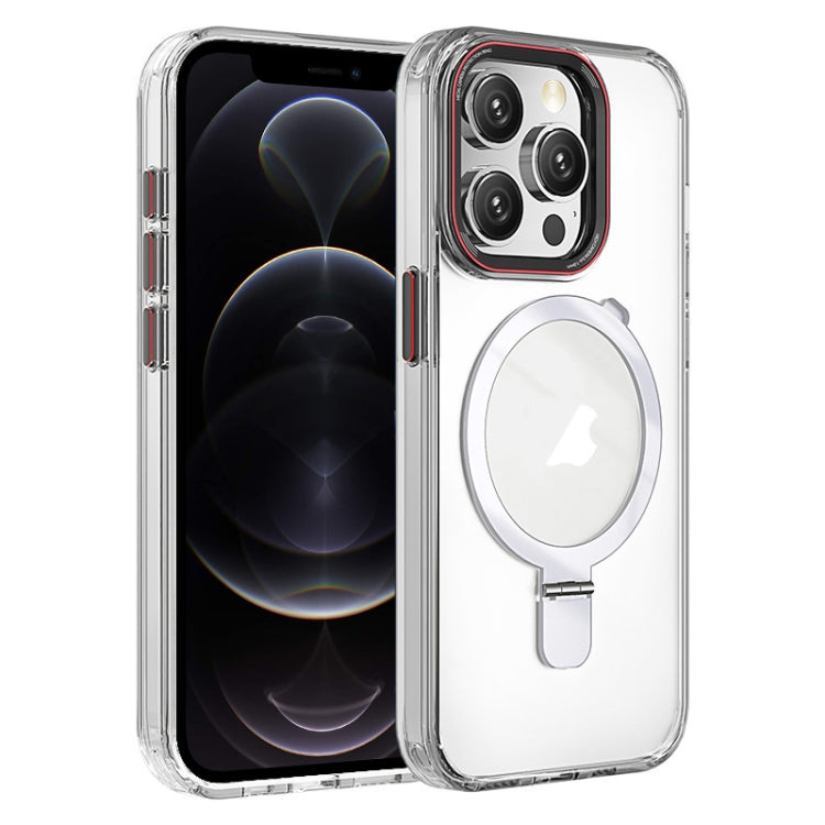 Crystal TPU Hybrid PC MagSafe Holder Phone Case, For iPhone 12 Pro Max, For iPhone 12 Pro, For iPhone 11