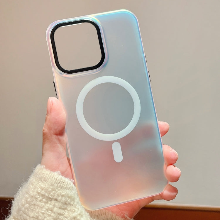 Laser Metal Lens Protection Frame MagSafe Phone Case, For iPhone 11