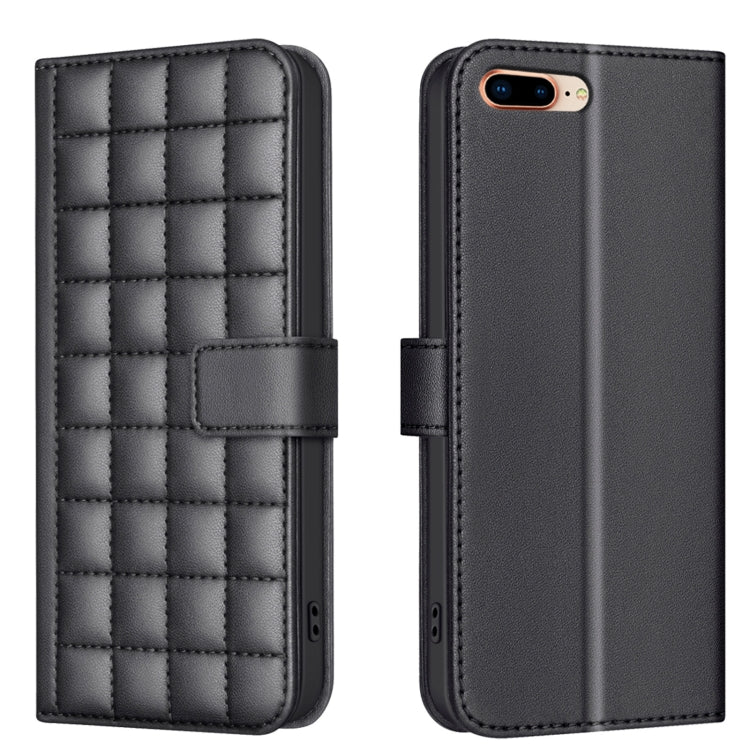 Square Texture Leather Phone Case, For iPhone 11 Pro, For iPhone XR, For iPhone XS Max, For iPhone 8 Plus / 7 Plus