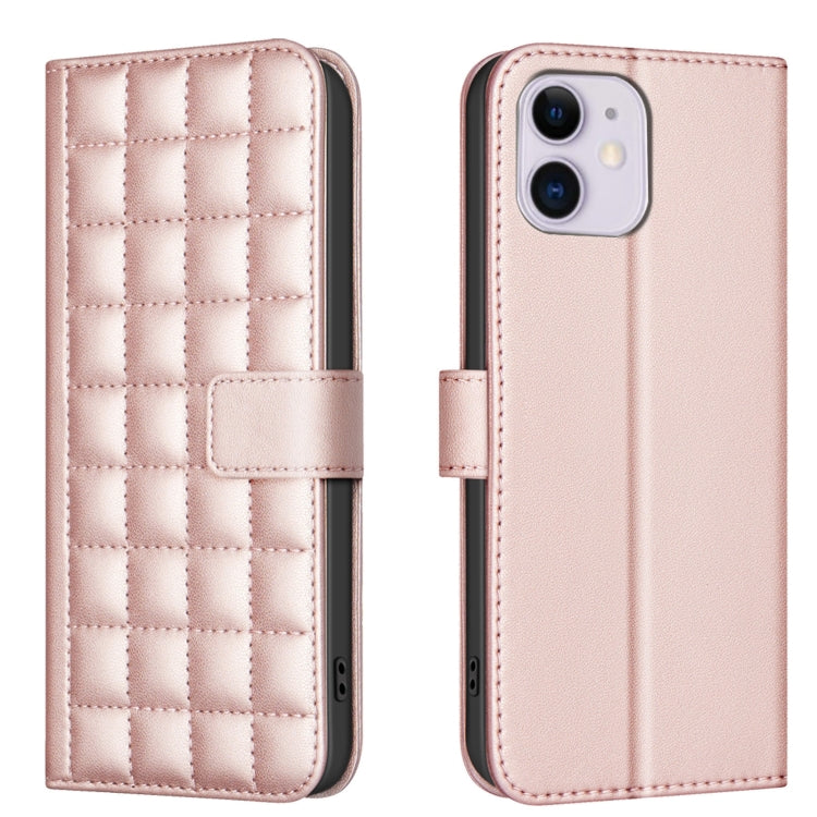 Square Texture Leather Phone Case, For iPhone 12 / 12 Pro, For iPhone 12 Pro Max, For iPhone 11 Pro Max, For iPhone 11