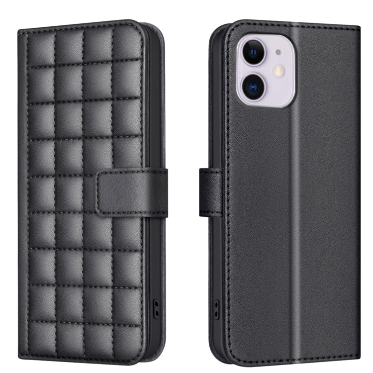 Square Texture Leather Phone Case, For iPhone 12 / 12 Pro, For iPhone 12 Pro Max, For iPhone 11 Pro Max, For iPhone 11