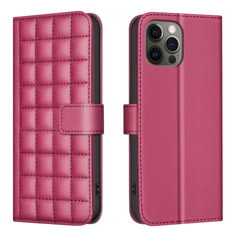 Square Texture Leather Phone Case, For iPhone 11 Pro, For iPhone XR, For iPhone XS Max, For iPhone 8 Plus / 7 Plus