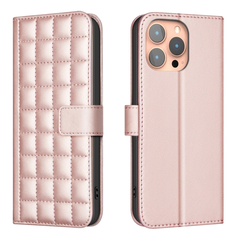 Square Texture Leather Phone Case, For iPhone 14 Pro Max, For iPhone SE 2022 / SE 2020 / 8 / 7, For iPhone 13 Pro Max, For iPhone 13 Pro