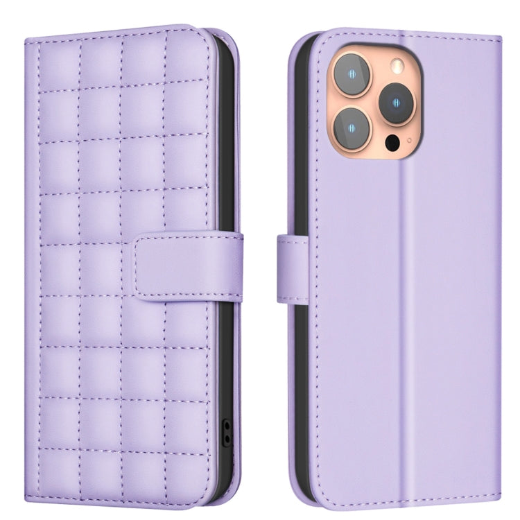 Square Texture Leather Phone Case, For iPhone 15 Plus / 14 Plus, For iPhone 15, For iPhone 14 / 13, For iPhone 14 Pro